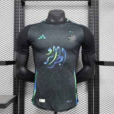 2024 Algeria Black Kit Special Edition Player Version Soccer AAAAJersey