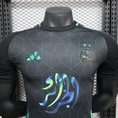 2024 Algeria Black Kit Special Edition Player Version Soccer AAAAJersey
