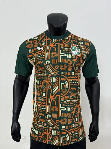 25-26 Ivory Coast Training Kit Player Version Soccer AAAAJersey