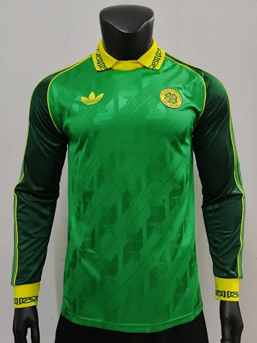 24-25 Celtic Green Long Sleeves Kit Special Edition Player Version Soccer AAAAJersey