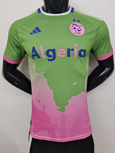 24-25 Algeria Pink Green Kit Special Edition Player Version Soccer AAAAJersey