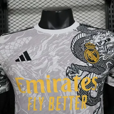 24-25 Real Madrid Dragon Pattern Kit Special Edition Player Version Soccer AAAAJersey