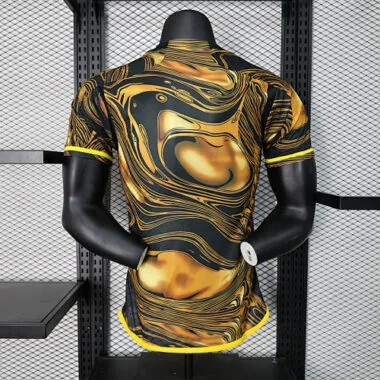 23-24 Real Madrid Black Gold Kit Special Edition Player Version Soccer AAAAJersey