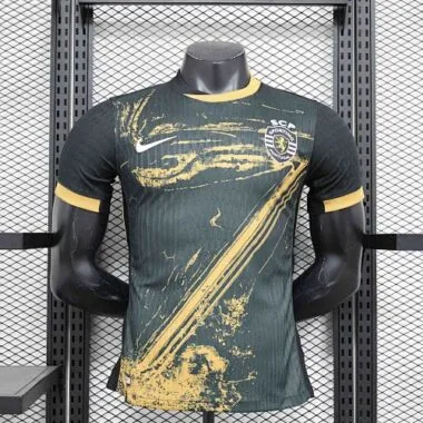 24-25 Sporting Lisbon Third Kit Player Version Football AAAAJersey