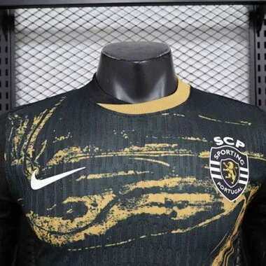 24-25 Sporting Lisbon Third Kit Player Version Football AAAAJersey