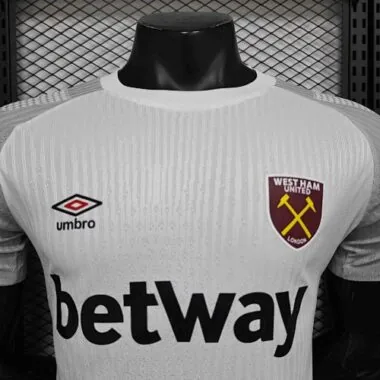 24-25 West Ham White Kit Special Edition Player Version Football AAAAJersey