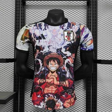 2024 Japan Anime One Piece Luffy Special Edition Player Version Football AAAAJersey