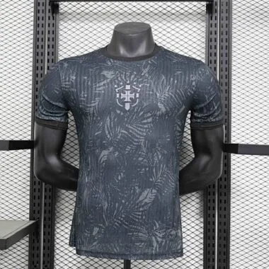 2024 Brazil Black Special Edition Player Version Football AAAAJersey