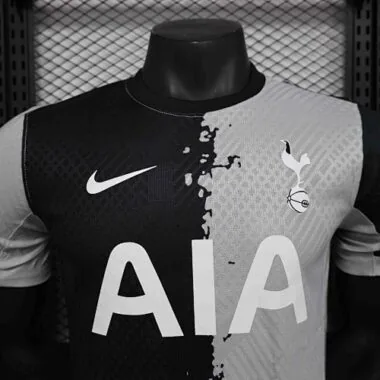 24-25 Tottenham Black and White Kit Special Edition Player Version Football AAAAJersey