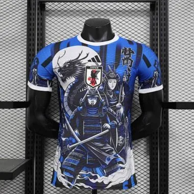 2024 Japan Blue Samurai Special Edition Player Version Football AAAAJersey
