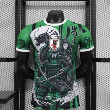 2024 Japan Green Samurai Special Edition Player Version Football AAAAJersey