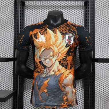 2024 Japan Orange Super Saiyan Special Edition Player Version Football AAAAJersey