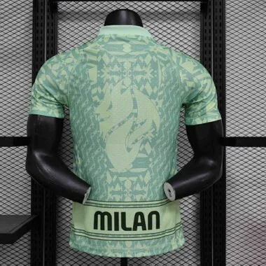 24-25 AC Milan Green Kit Special Edition Player Version Football AAAAJersey