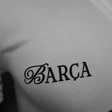 24-25 Barcelona White Commemorative Edition Player Version Football AAAAJersey