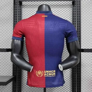 24-25 Barcelona Home Kit Derby Coldplay Player Version Football