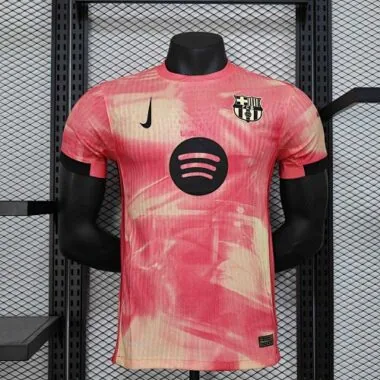 24-25 Barcelona Pink Kit Special Edition Player Version Football AAAAJersey Yupoo