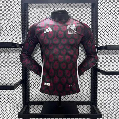 2024 Mexico Home Long Sleeve Kit Player Version Shirt Jerseys Supllier Yupoo