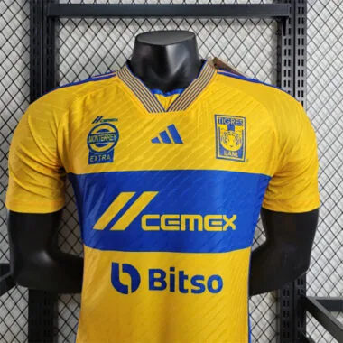 23-24 Tigres UANL Home Kit Player Version Shirts Soccer Jerseys Yupoo
