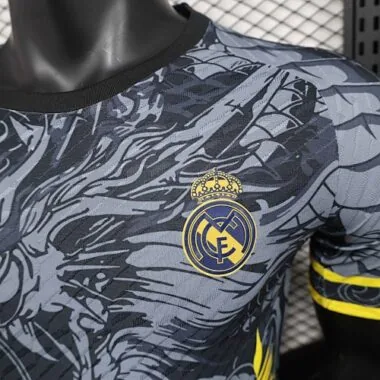 24-25 Real Madrid Grey Dragon Special Edition Player Version Shirt Soccer
