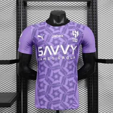 24-25 Al-Hilal Saudi Third Kit Player Version Shirt Soccer AAAAJersey Yupoo