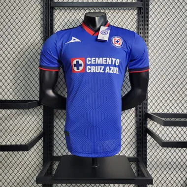 23-24 Cruz Azul Home Blue Kit Player Version Shirt Football Shirts Yupoo
