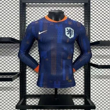 2024 Netherlands Away Long Sleeve Kit Player Version Shirt Best Wholesale Yupoo