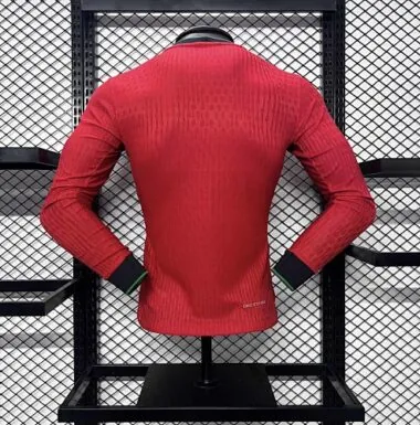 2024 Portugal Home Long Sleeve Kit Player Version Shirt Jerseys Supllier