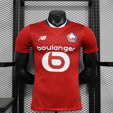 24-25 Lille Home Kit Player Version Shirt Sport AAAAJersey Yupoo