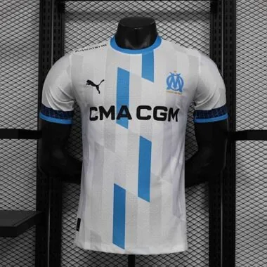 24-25 Marseille Home Kit Player Version Shirt Football AAAAJersey Supplier