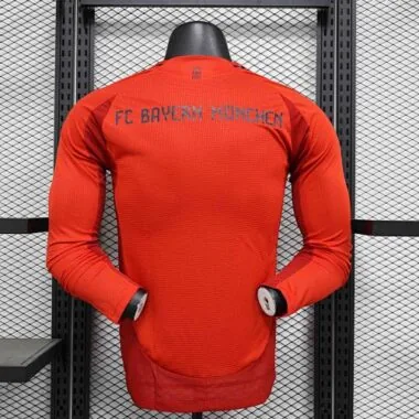 24-25 Bayern Munich Home Long Sleeve Player Version Shirt Sport