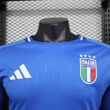 2024 Italy Home Long Sleeve Kit Player Version Shirt Sport