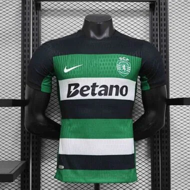 24-25 Sporting Lisbon Home Kit Player Version Shirt AAAAJersey Dropshiping Yupoo