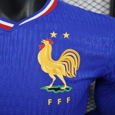 2024 France Home Long Sleeve Kit Player Version Shirt Jersey Supplier Yupoo