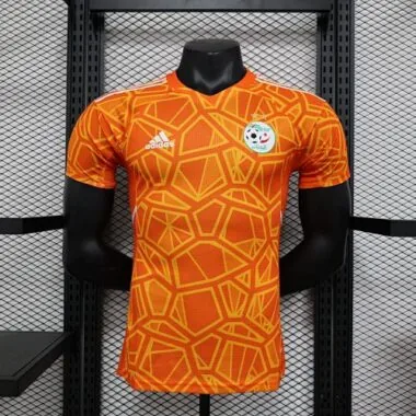 2023 Algeria Orange Player Version S-XXL Cheap Football Kit
