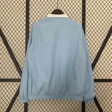 23-24 Lazio Blue and White Reversible Windbreaker Double-Sides Jacket Football