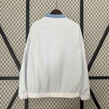 23-24 Lazio Blue and White Reversible Windbreaker Double-Sides Jacket Football