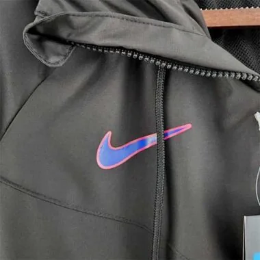 22-23 Barcelona black Windbreaker