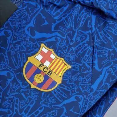 21-22 Barcelona blue Camouflage Windbreaker