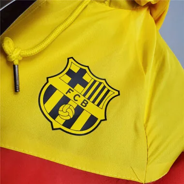 20-21 Barcelona blue-red-yellow classic style windbreake