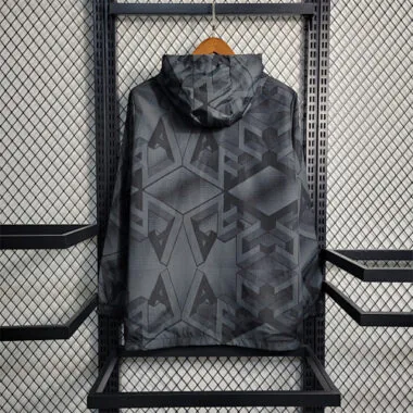 22-23 Arsenal Windbreaker Black