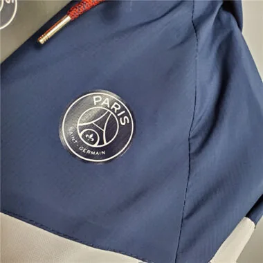 20-21 PSG whiteredblue classic style windbreaker