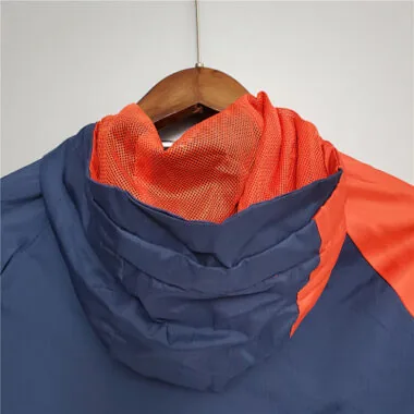 20-21 PSG whiteredblue classic style windbreaker