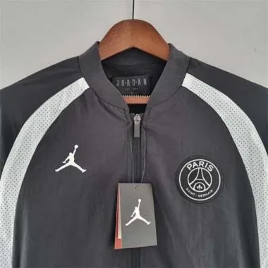 2022 PSG Jordan blackwhite windbreaker