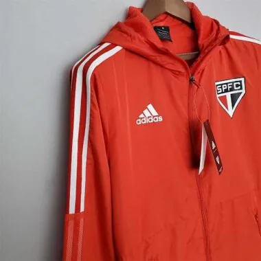 22-23 Sao Paulo red windbreaker