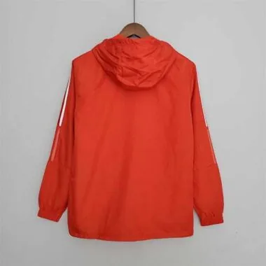 22-23 Sao Paulo red windbreaker