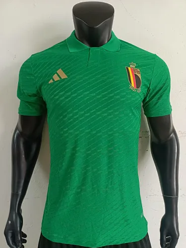 2025 Belgium Green Polo Kit Player Version Soccer AAAAJersey Yupoo