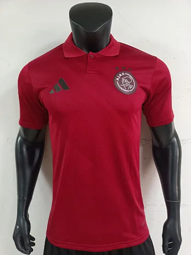 25-26 Ajax Red Polo Kit Player Version Soccer AAAAJersey Yupoo