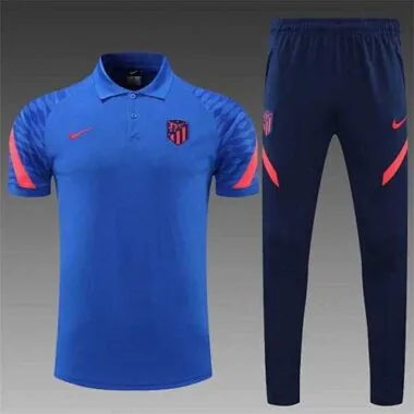 Polo del Atlético de Madrid, color azul