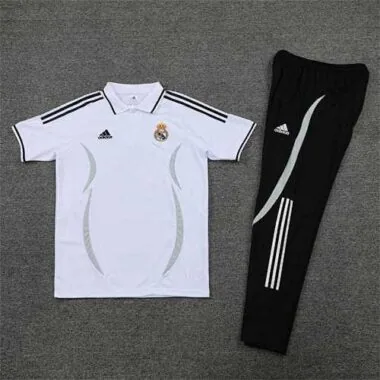 Real Madrid Polo white-black with three sides