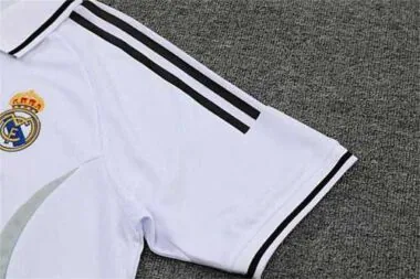 Real Madrid Polo white-black with three sides